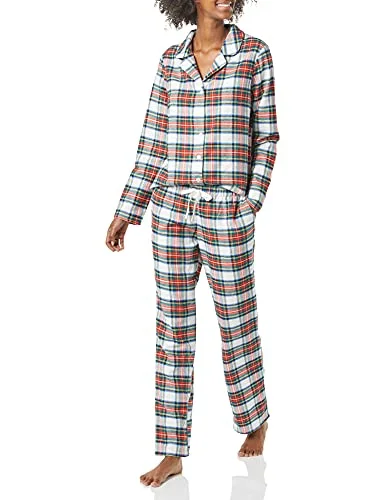 Amazon Essentials Women's Flannel Pajama Set