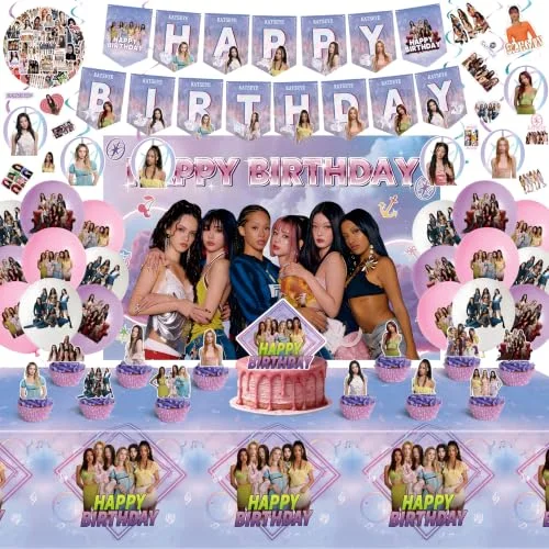 KATSEYE Birthday Party Decorations Set