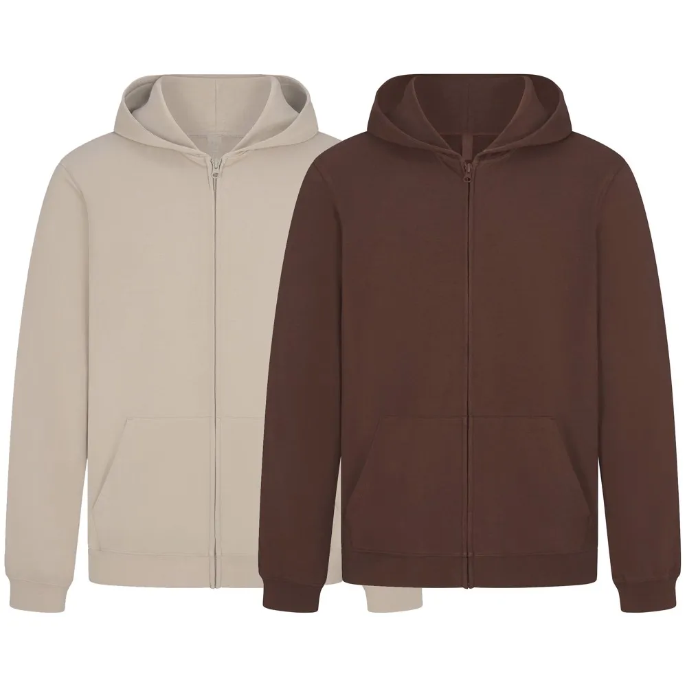 Skims Mens Zip Up Hoodie