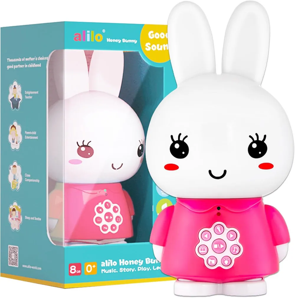 Alilo Honney Bunny G6 Interactive Audio Player with Nursery Rhymes, Lullabies & Customizable Content