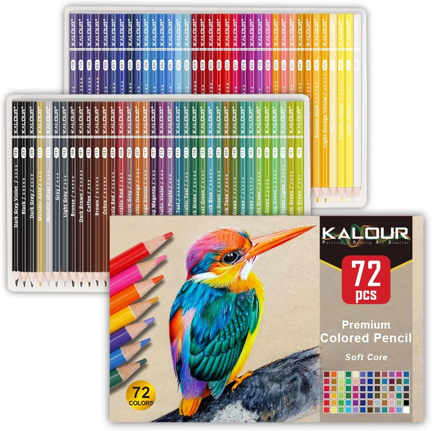 KALOUR Colored Pencils (72 Count)