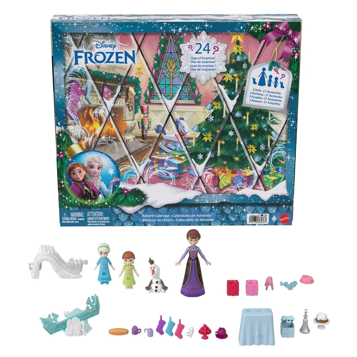 Disney Frozen Anna & Elsa Small Doll Advent Calendar