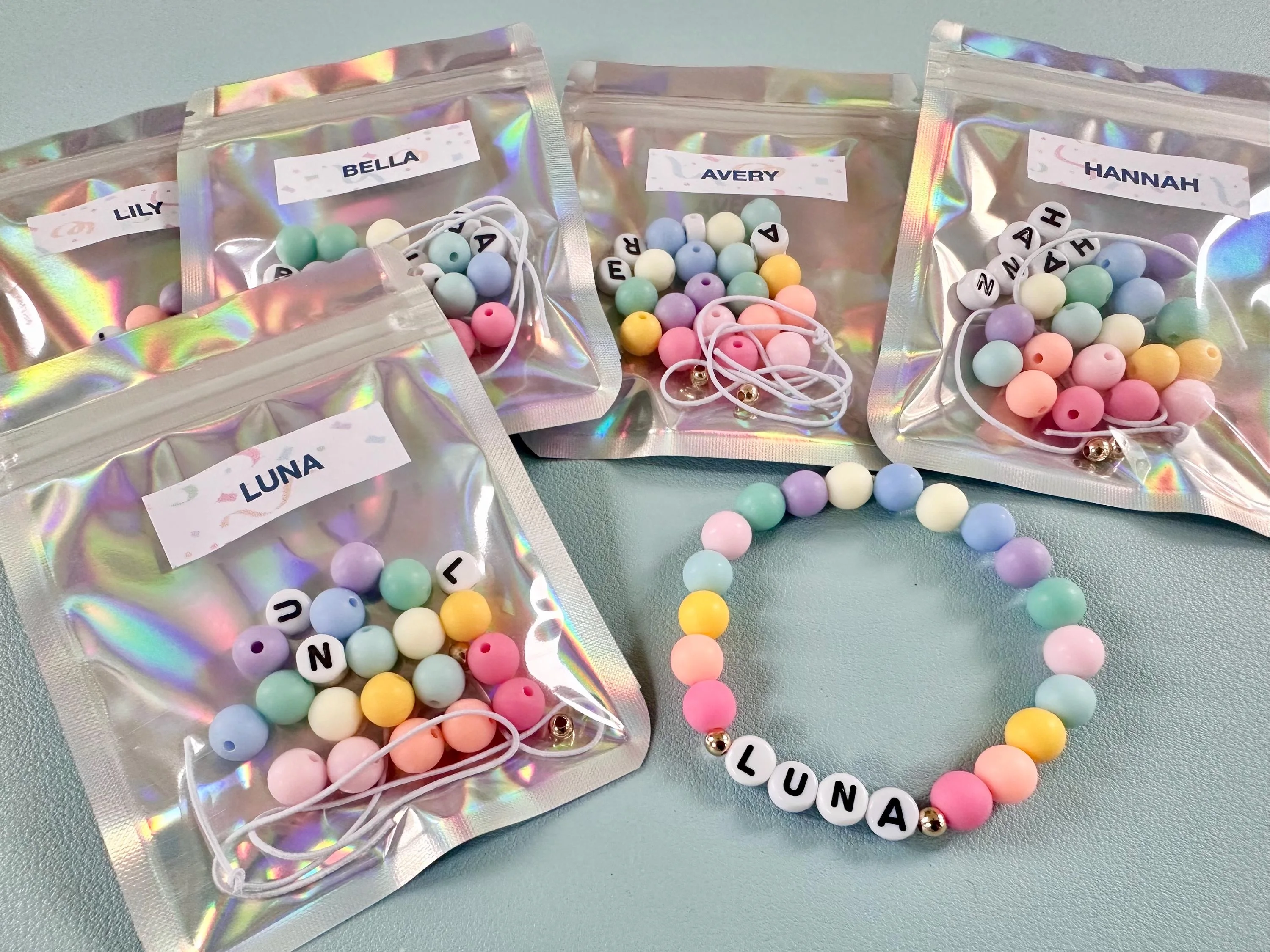DIY Letter Friendship Bracelet Kit (Etsy)