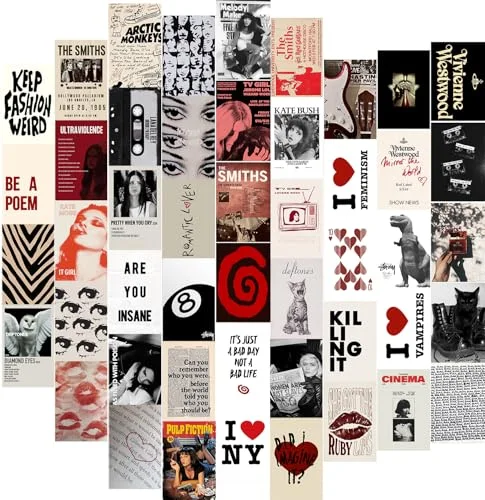 KBKBART Downtown Girl Wall Collage Kit (50 pcs)