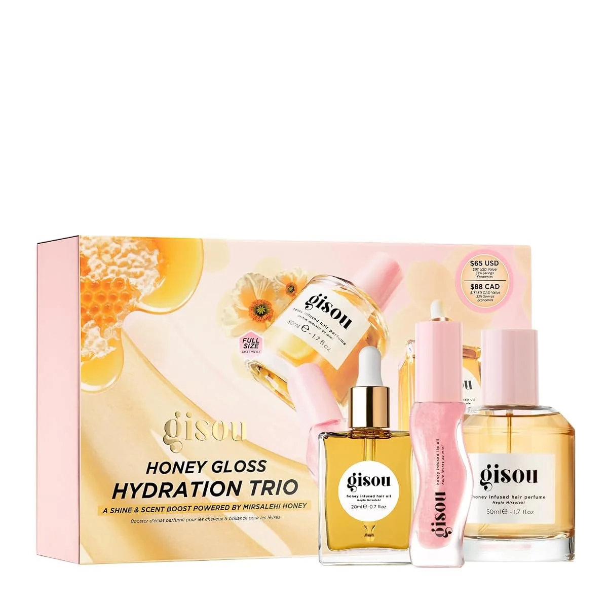 Gisou Honey Gloss Hydration Trio