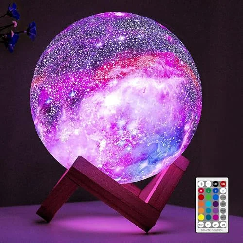 BRIGHTWORLD 3D Moon Lamp (16 Colors)
