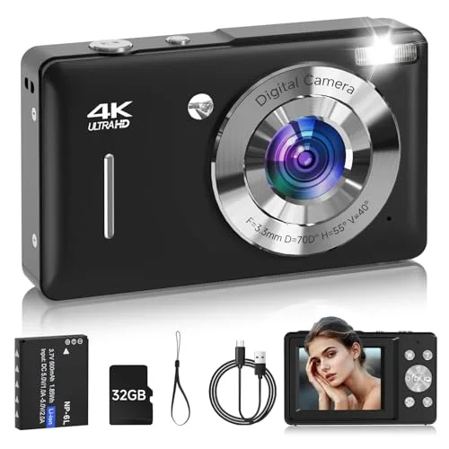 Compact Digital Camera 44MP (Y2K style)