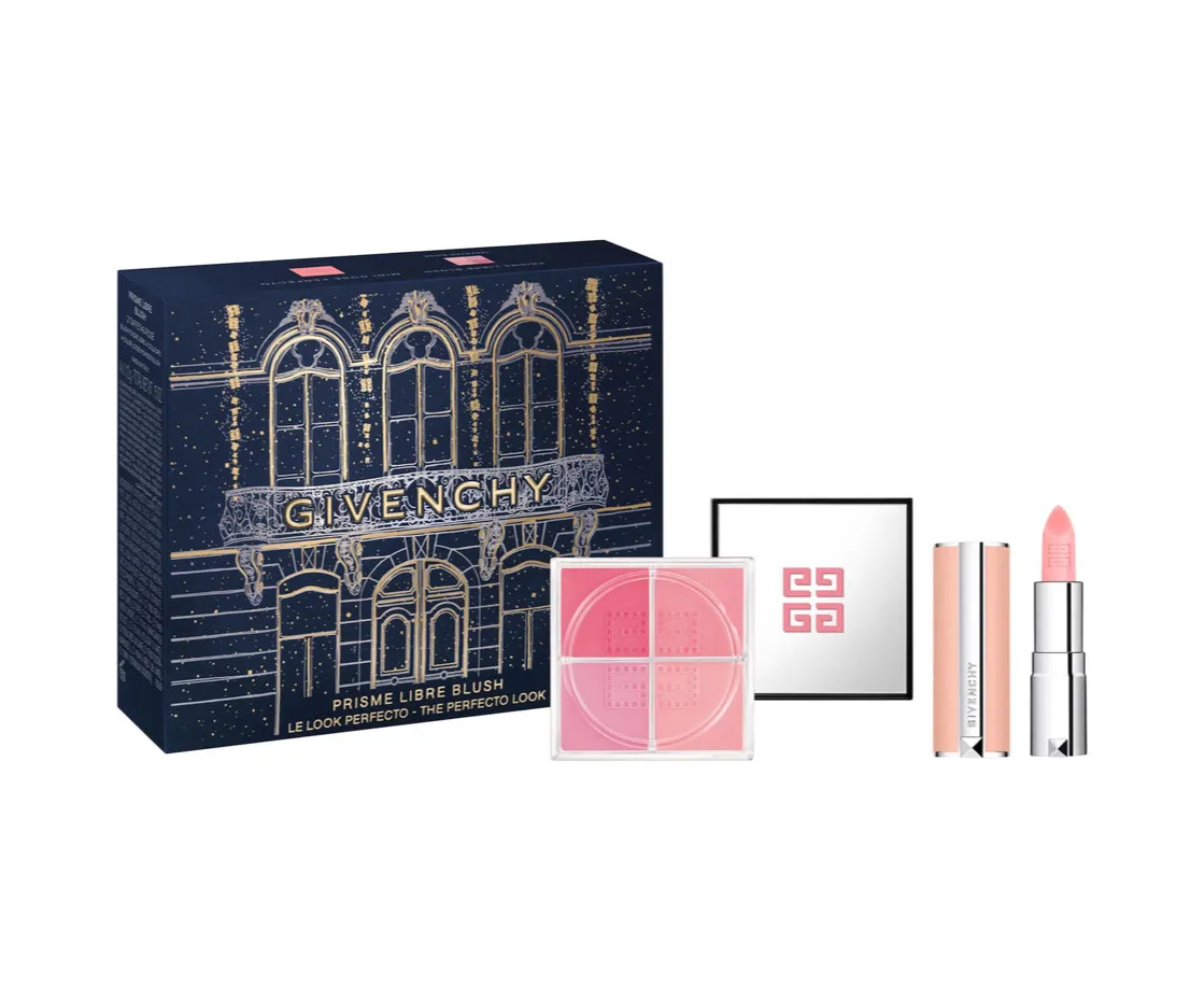 Givenchy The Prisme Libre Blush & Perfecto Mini Lip Balm Set