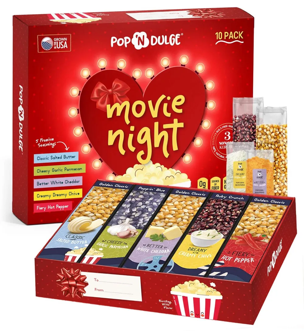Movie Night Popcorn Gift Set