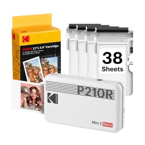KODAK Mini 2 Retro Portable Photo Printer
