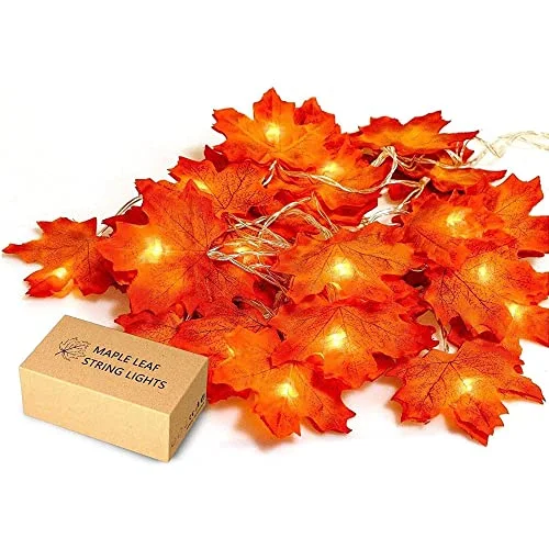 Maple Leaf LED Fairy Garland