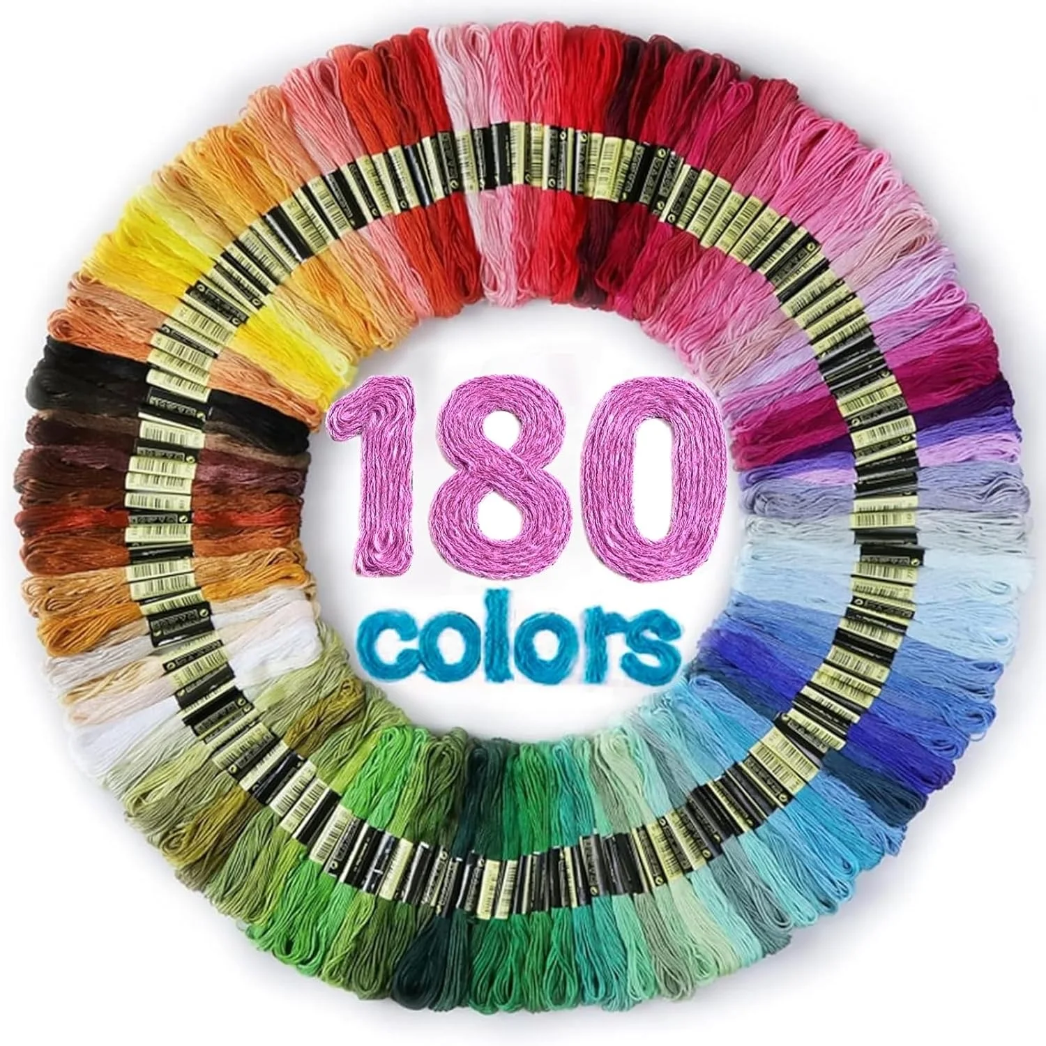 LOVIMAG Friendship Bracelet String Kit (180 pcs)