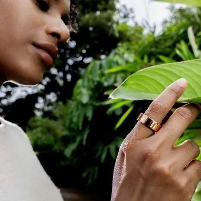 Oura Ring 4. A smart ring that tracks sleep, activity, heart rate, and women's health metrics like cycle tracking.