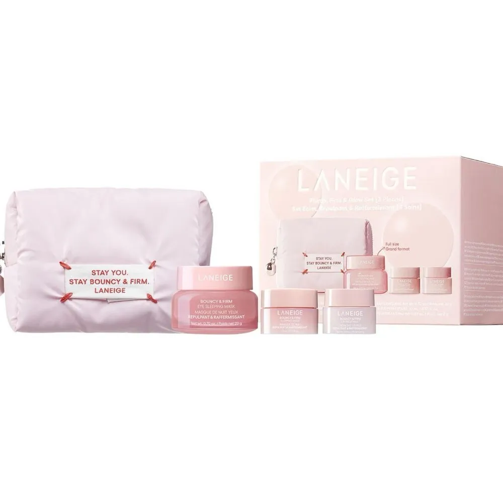 LANEIGE Bouncy & Firm Plump, Firm & Glow Set