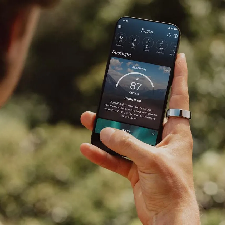 Oura Ring 4 — “Sleep → Recovery → Consistency.”
