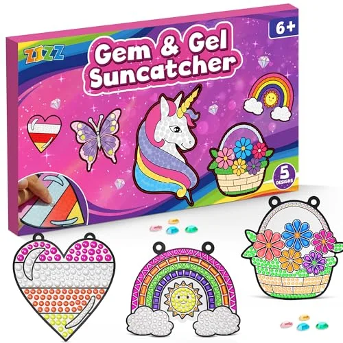Gem Art Suncatcher Kits (5pc)