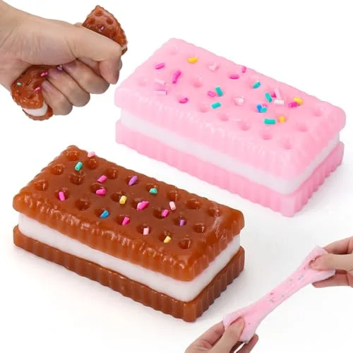 Vodolo Cookie Sticky Taba Squishy (2 pcs)