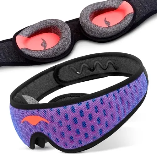 Manta Sleep Mask PRO — 100% blackout with side-sleep comfort; frequently listed among the best masks this year.