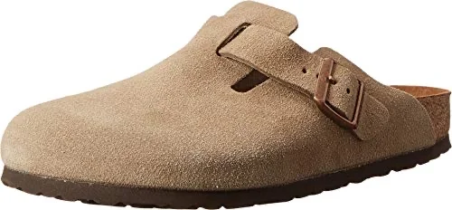 Birkenstock Boston Soft Footbed Clog (Taupe Suede)