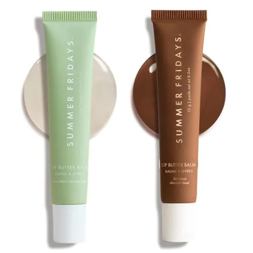 Summer Fridays Lip Butter Balm Duo (Hot Cocoa & Sweet Mint)