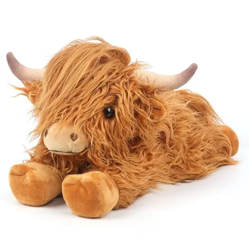 Highland Cow Warmable Weighted Plush