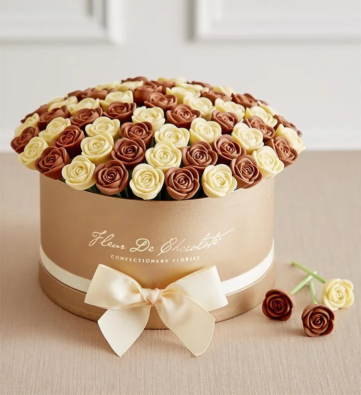 Fleur de Chocolate Belgian Chocolate Roses — 1-800-Flowers