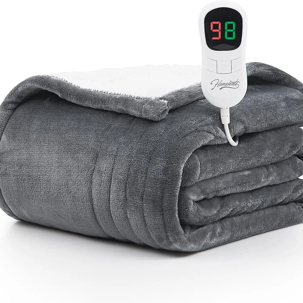 Heated Electric Throw Blanket