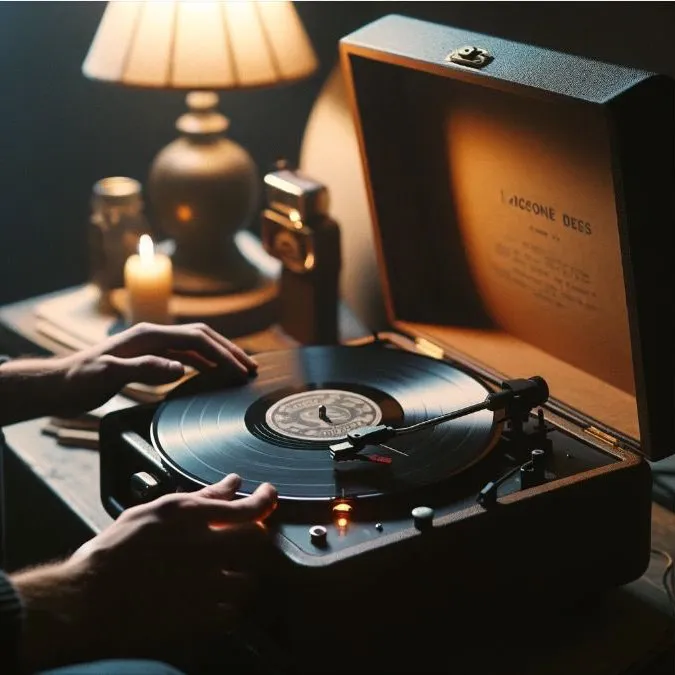 Vintage vinyl record