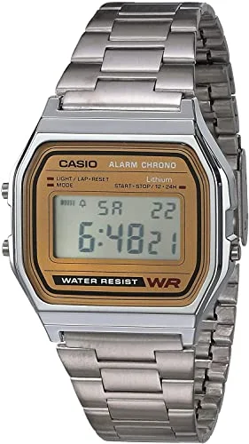 Casio Vintage A158 Gold Digital Watch