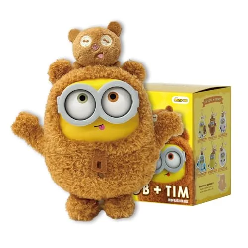 52TOYS Minions Bob & Tim Plush Keychain