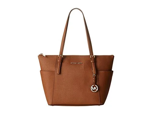 Michael Kors Jet Set Saffiano Top-Zip Tote