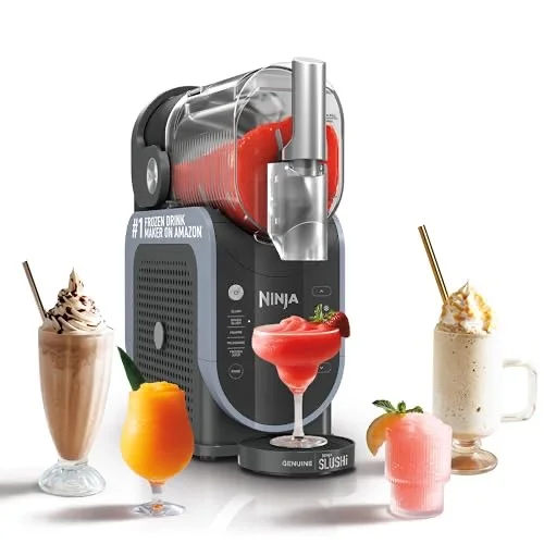 Ninja Slushi Frozen Drink and Slushie Machine, Rapid Chill Technology, 88 Oz Easy Fill Vessel, Dishwasher Safe Parts, Black, 1 Count