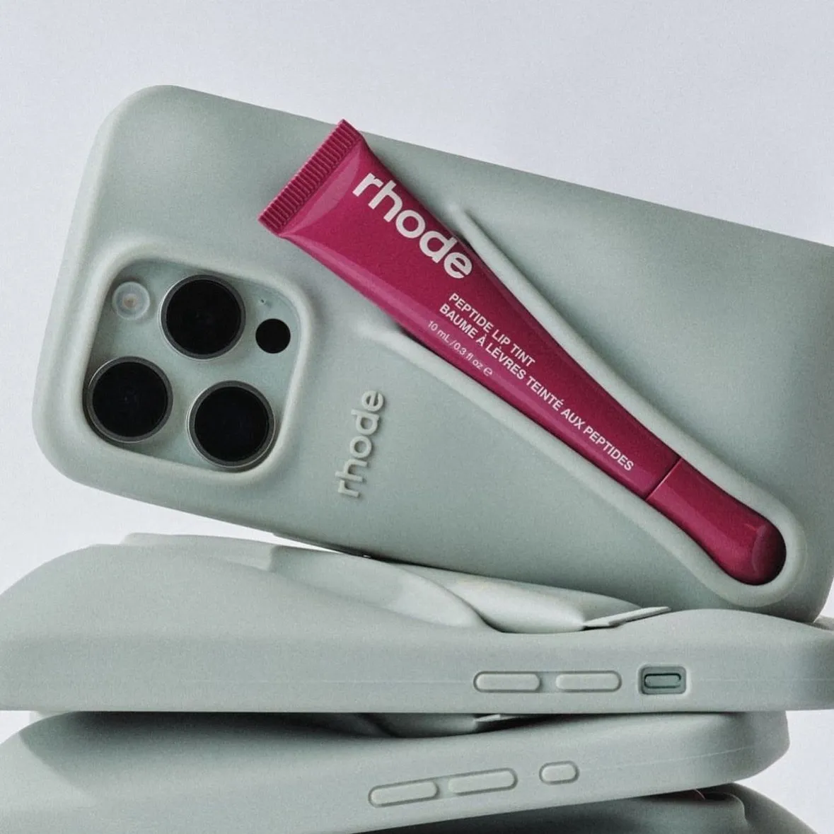 A silicone, bubble case for your phone that keeps your lip on hand