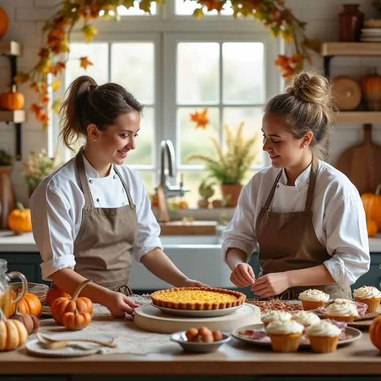 Visit a cooking class to make tasty fall treats
