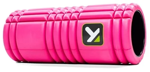 TRIGGERPOINT Performance Therapy Grid Foam Roller for Exercise, Deep Tissue Massage and Muscle Recovery, Original (13-Inch), Pink