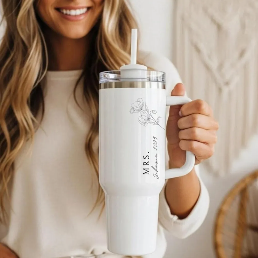 Stanley Quencher Tumbler engraved