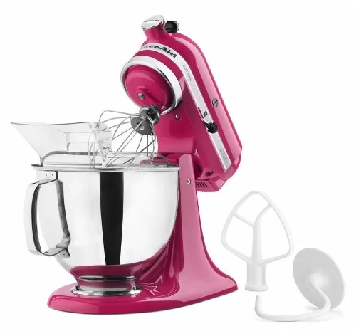 KitchenAid KSM150PSCB Artisan Series 5-Qt. Stand Mixer with Pouring Shield - Cranberry