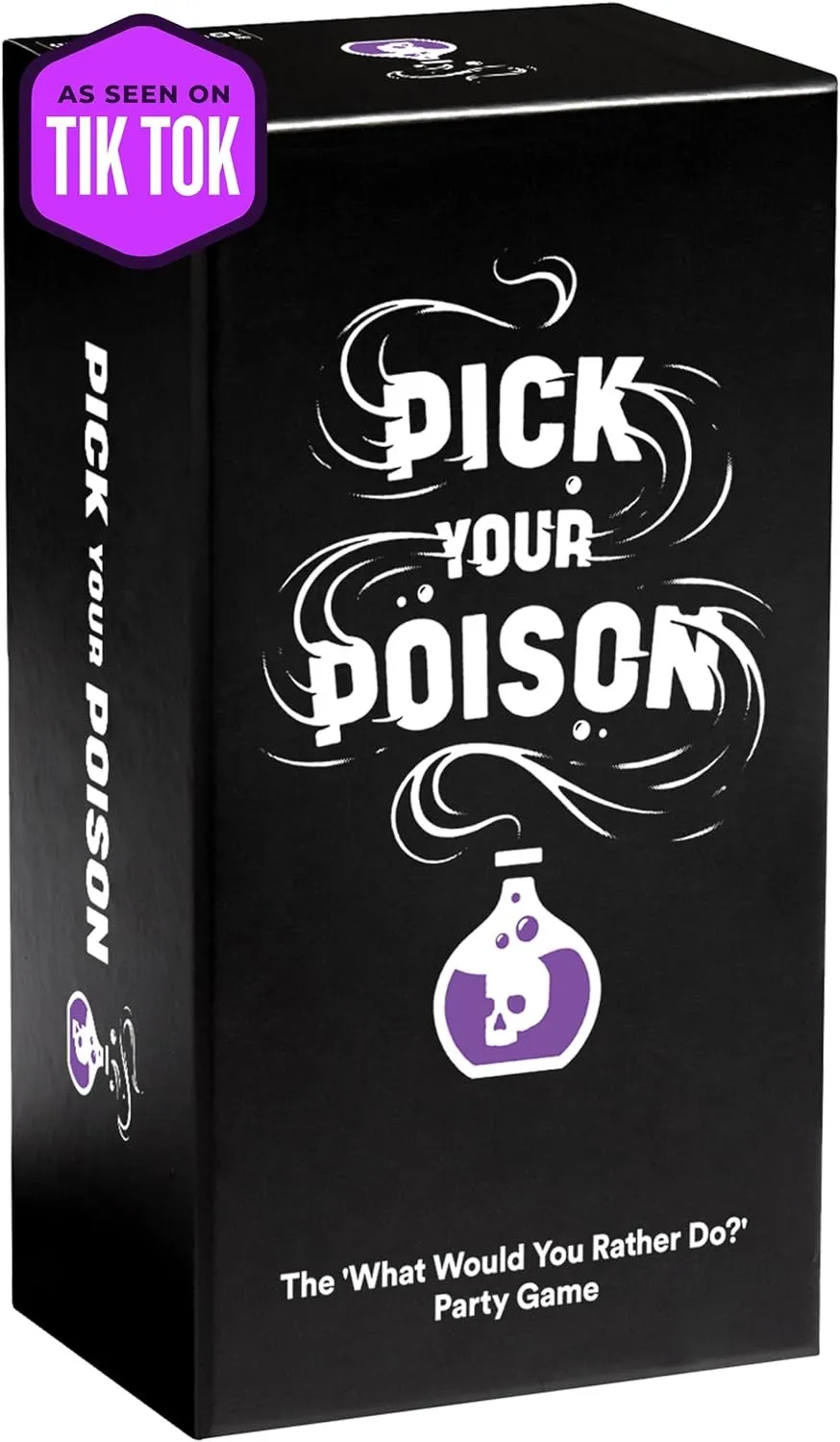 Pick Your Poison Card Game - The “What Would You Rather Do?” Party Game for All Ages - Family Edition
