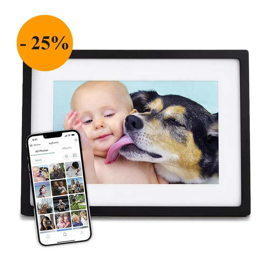 Skylight Digital Picture Frame is liked for its easy setup and high-quality display