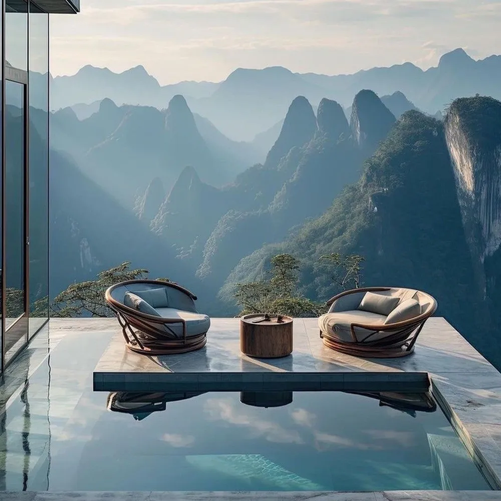 Relax somewhere in mountains