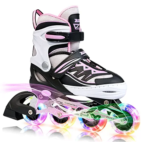 Light-Up Adjustable Inline Skates