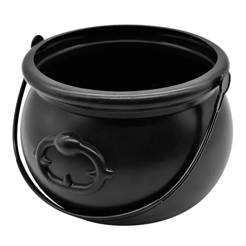 Black Cauldron Candy Bowl 8"