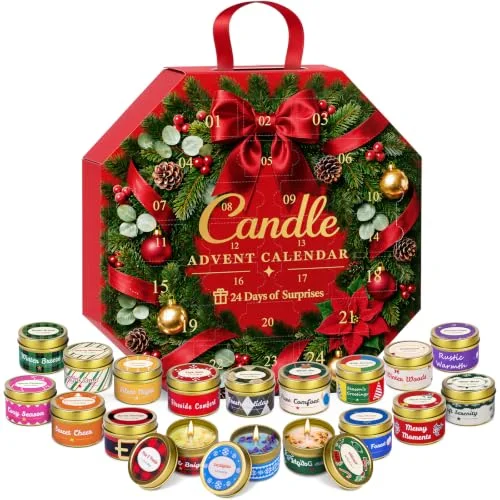 24-Day Scented Candle Advent Calendar for Women