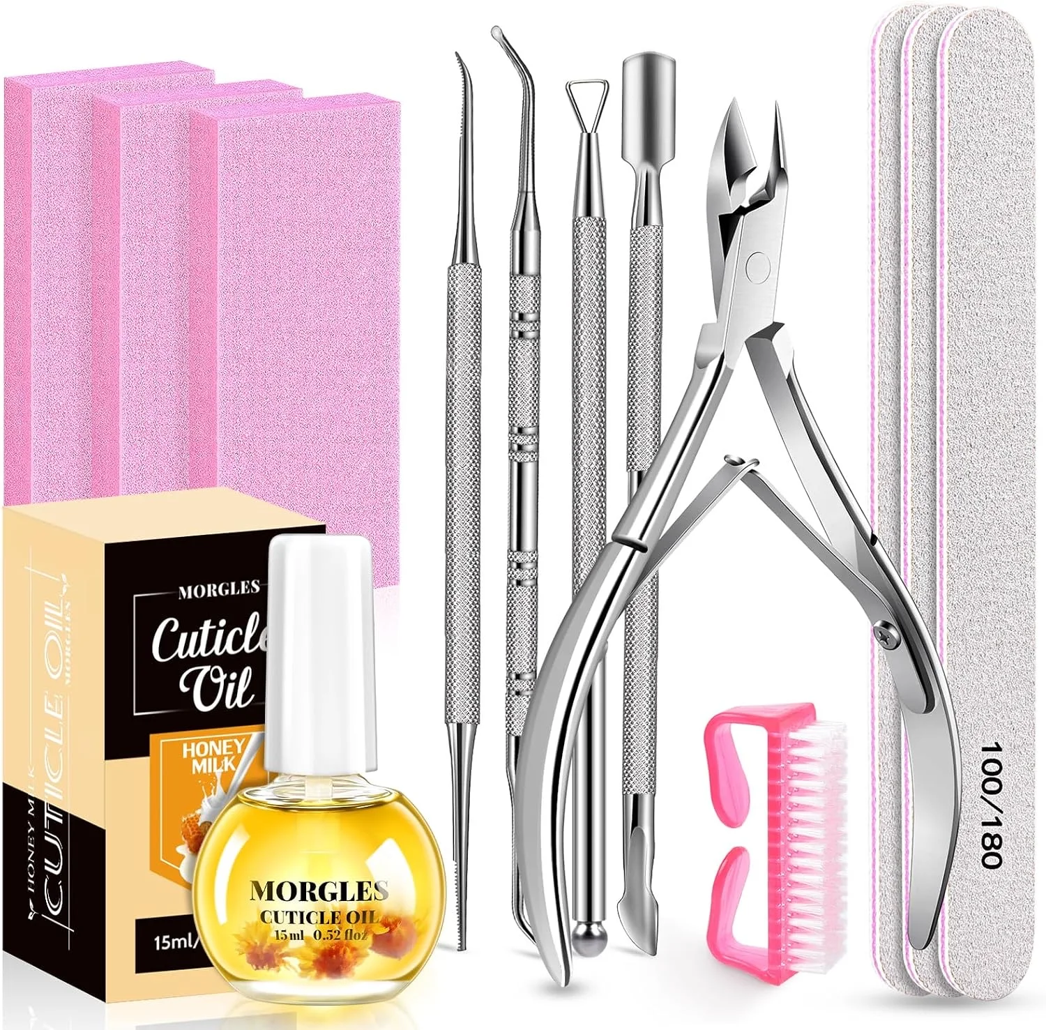 MORGLES Nail File & Buffer Care Kit