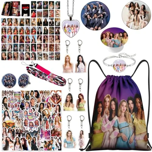 KATSEYE Keychain & Photocards Merch Set