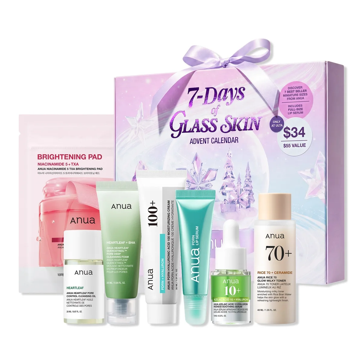 ANUA 7 Days of Glass Skin Advent Calendar