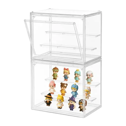 Acrylic Display Case for Collectibles (2-Pack)