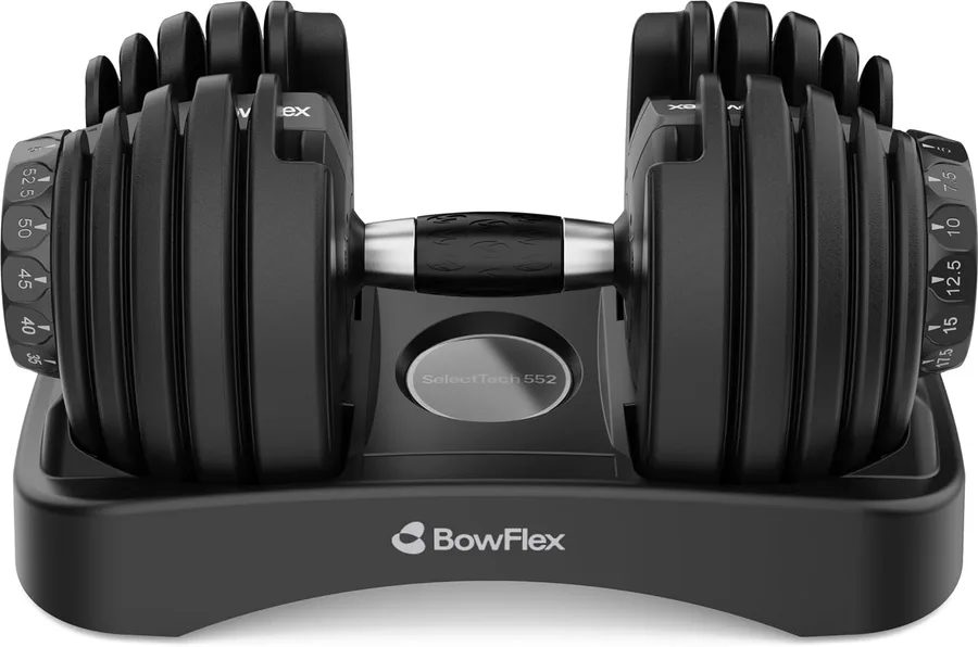 15. BowFlex SelectTech 552 Adjustable Dumbbells