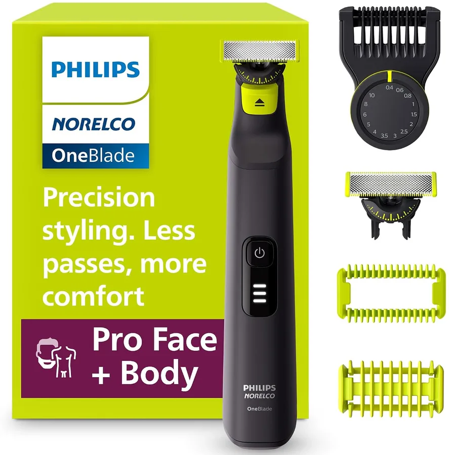6. Philips Norelco OneBlade Pro 360 Face + Body
