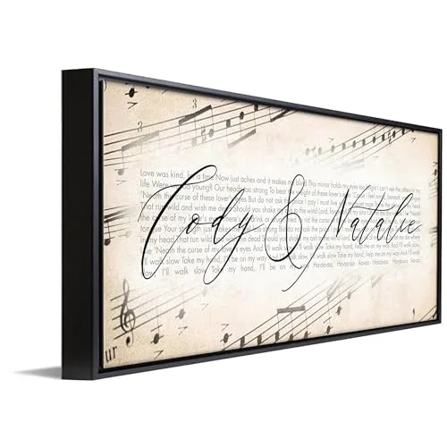 Lalilo Personalized Song Lyrics Print (Custom Song + Names)